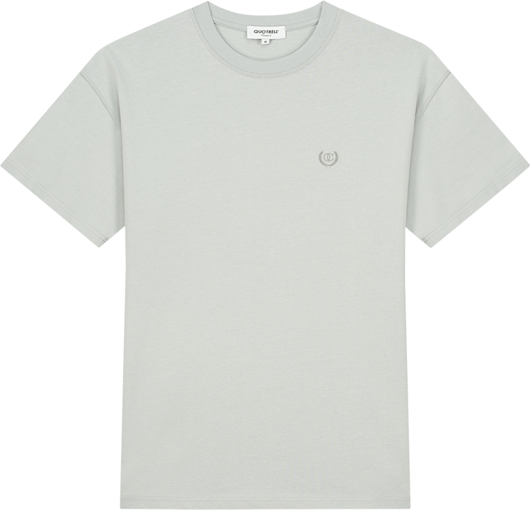 Quotrell Batera T-shirt | Stone/grey Grijs