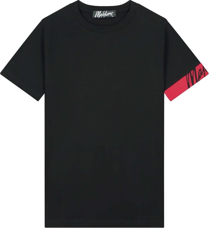 Malelions Captain T-Shirt 2 - Black/Red Zwart