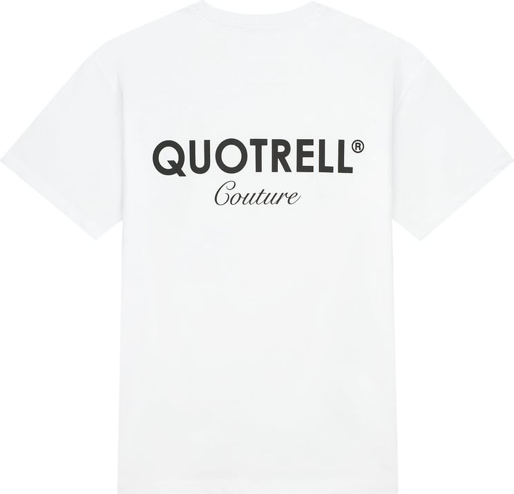 Quotrell Sarasota T-shirt | White/black Wit