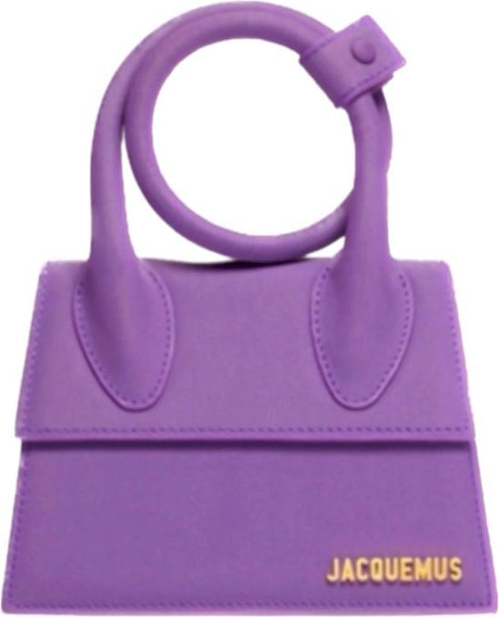 Jacquemus Le Chiquito Noeud Purple Paars