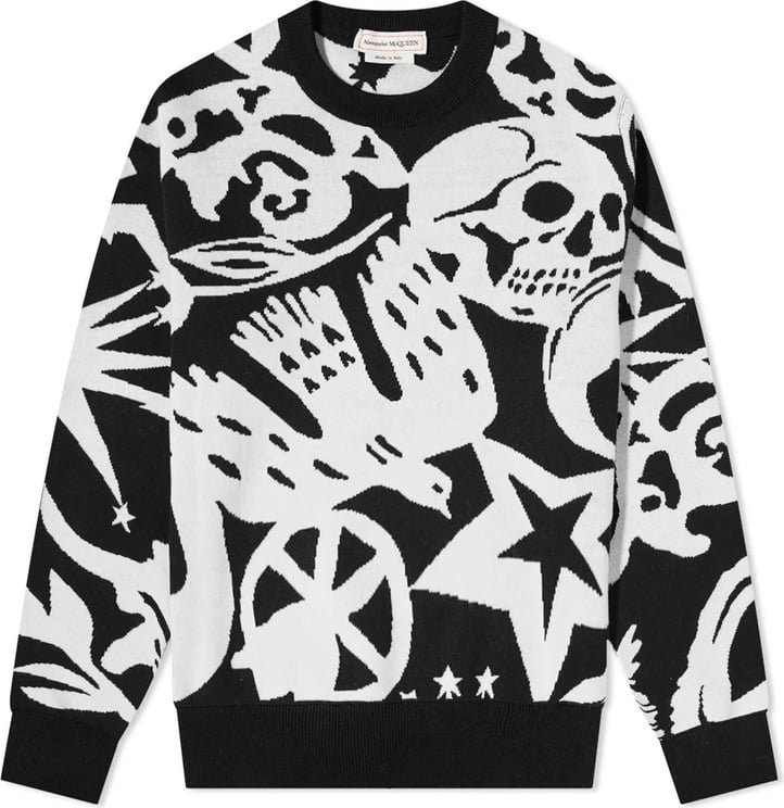 Alexander McQueen Alexander Mcqueen Wool Sweater Zwart