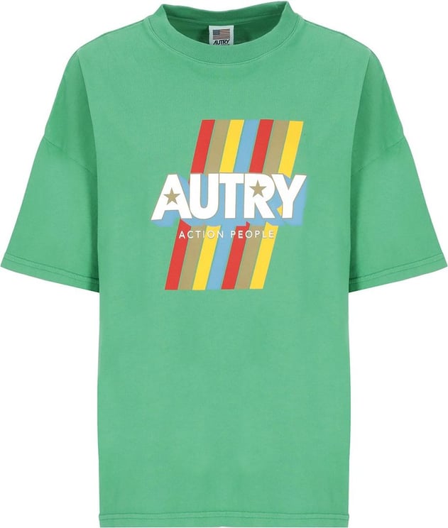 Autry T-shirts And Polos Green Blauw