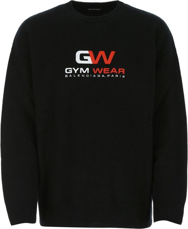 Balenciaga Balenciaga Gym Wear Cashmere Sweater Zwart