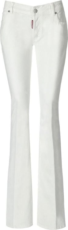Dsquared2 Twiggy White Flare Jeans White Wit