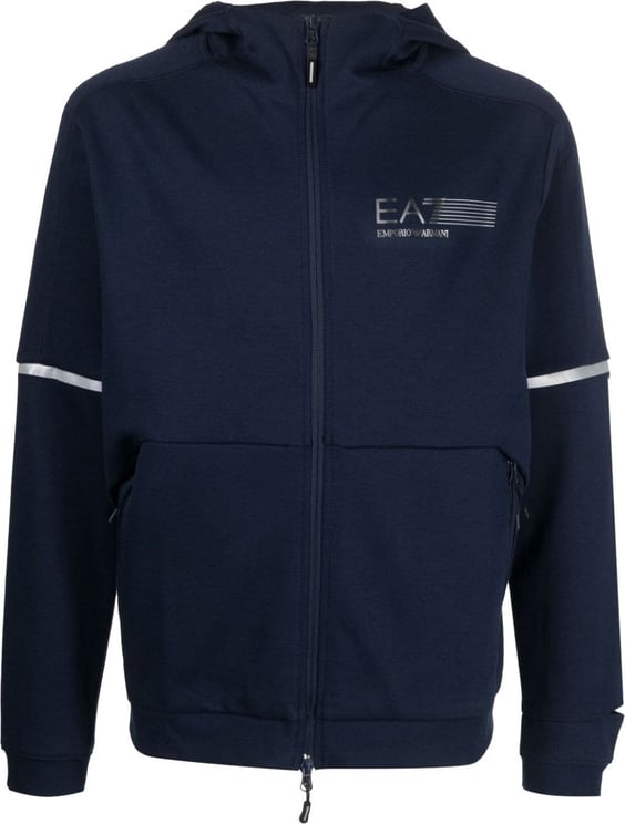 EA7 Sweaters Blue Blauw