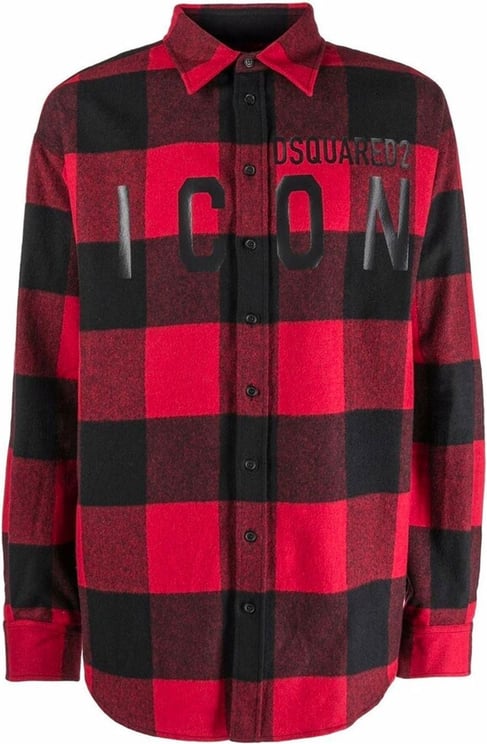 Dsquared2 Dsquared2 Plaid Flannel Shirt Rood