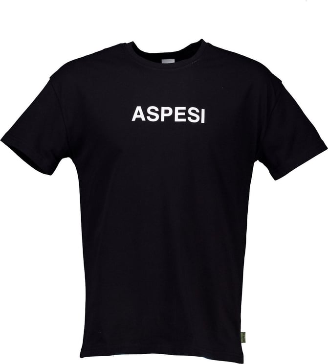 Aspesi Basic 2 T-shirt Zwart Zwart