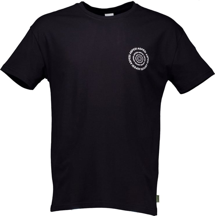 Aspesi Basic T-shirt Zwart Zwart