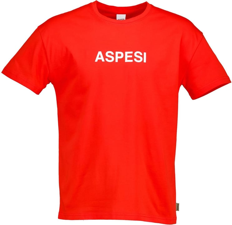 Aspesi Basic 2 T-shirt Rood Rood