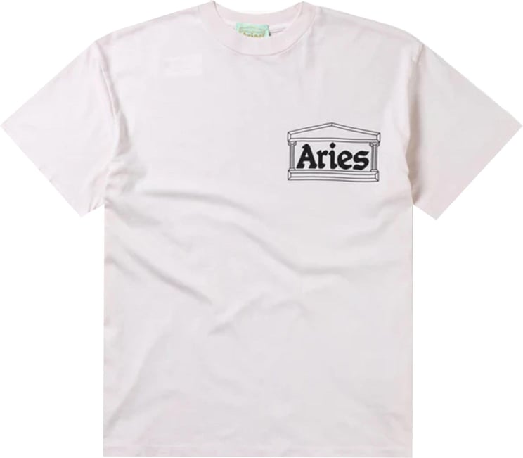 Aries T-shirt Man Temple Ss Tee Ctar60000 Wit
