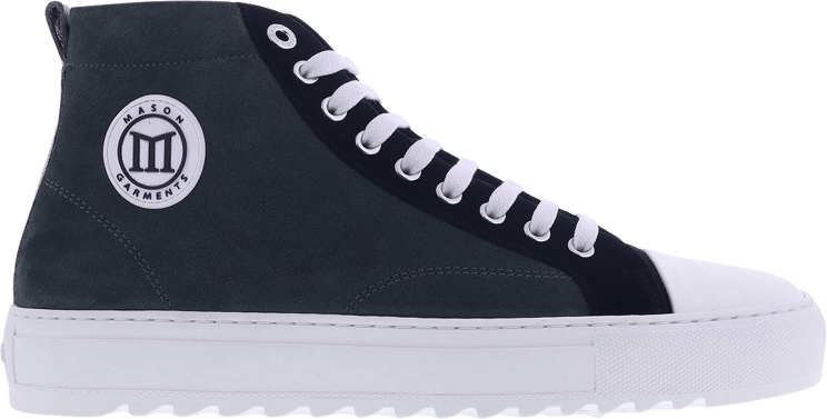 Mason Garments Astro Hi - Stampato Green Grijs