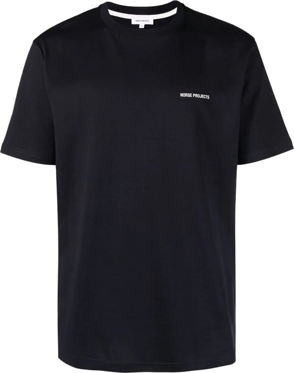 Norse Projects t shirt johannes norse a logo imprime Blauw