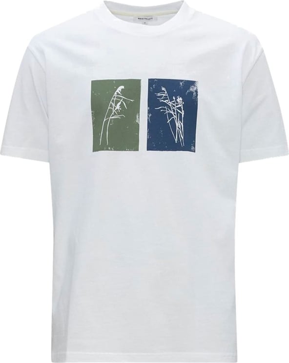Norse Projects t shirt johannes lino cut Wit
