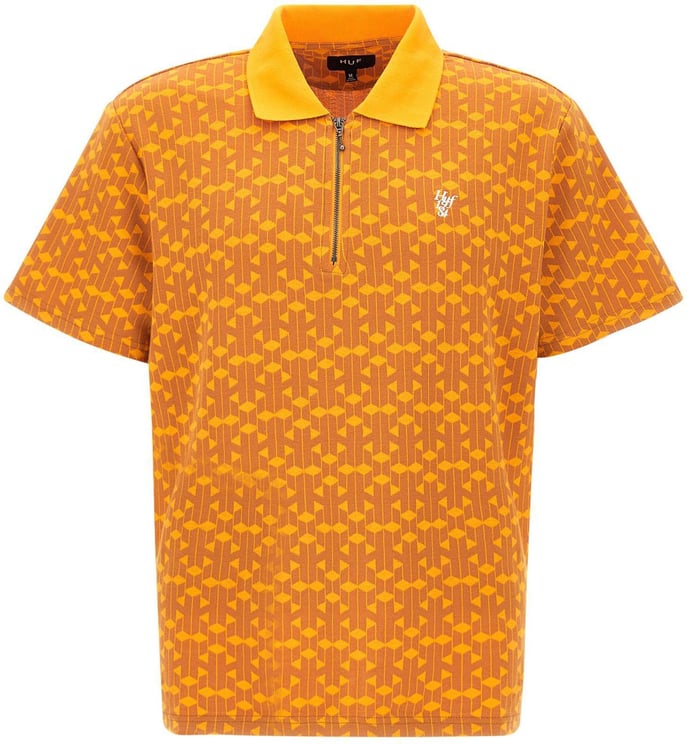 Huf T-shirts And Polos Yellow Geel