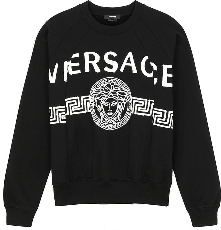 Versace Versace Logo Sweartshirt Zwart
