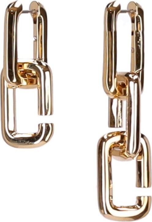 Marc Jacobs The J Marc Chain Gold Earrings Gold Goud