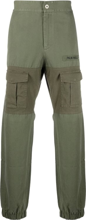Palm Angels Palm Angels Cotton Trousers Groen