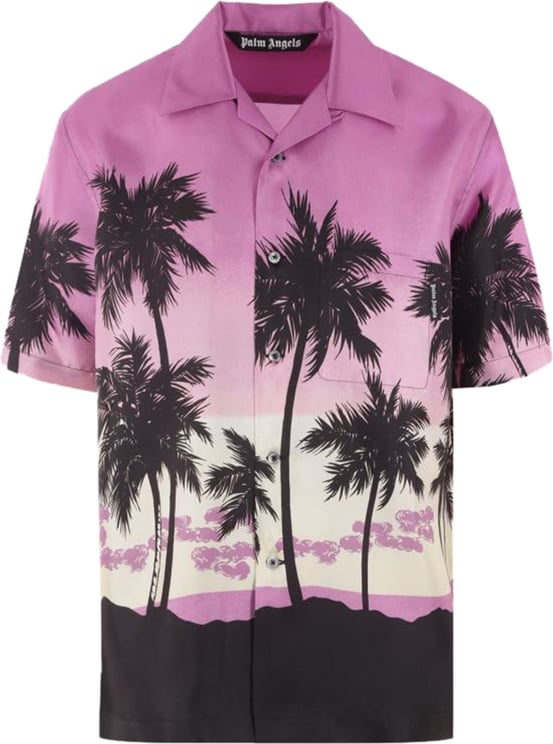 Palm Angels Shirts Fuchsia Pink Roze