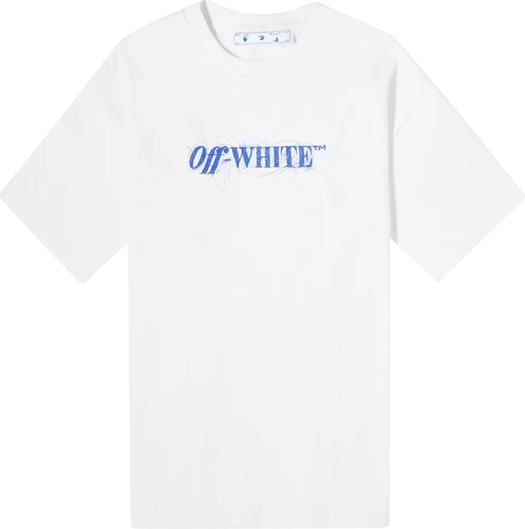 OFF-WHITE Off-White Cotton Logo T-shirt Dress Wit