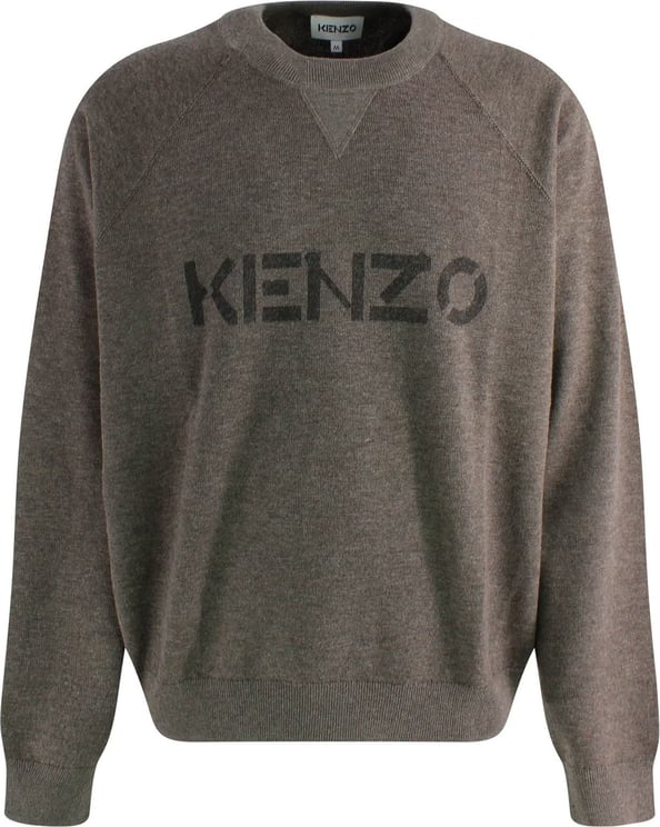 Kenzo Kenzo Logo Sweater Bruin