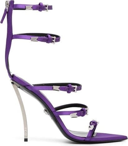 Versace Pin-Point 130mm sandals Paars