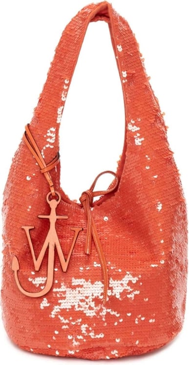 J.W. Anderson mini sequin-embellished bag Oranje