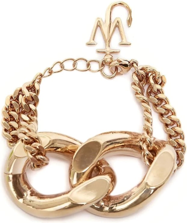 J.W. Anderson logo-detail chain-link bracelet Metallic