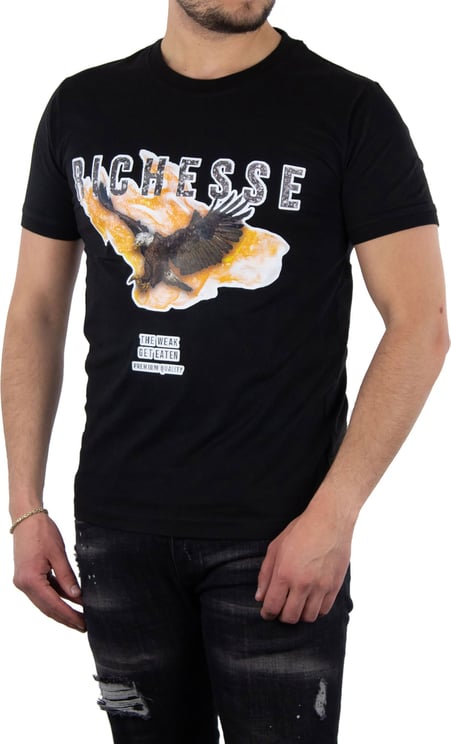 Richesse Aigle BlackT-shirt Zwart