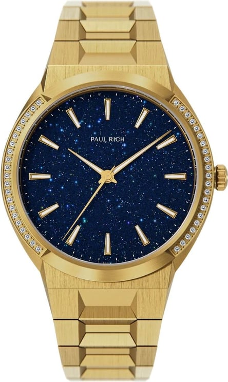 Paul Rich Cosmic Dust Gold CDUS01 dames horloge 36 mm Blauw
