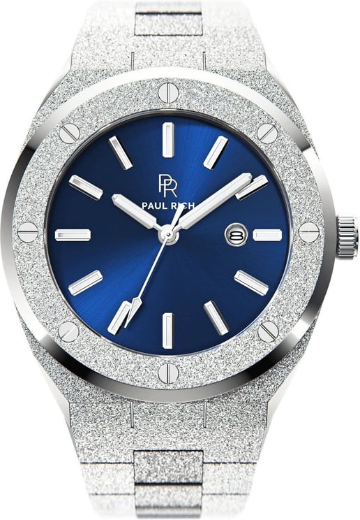 Paul Rich Frosted Signature FSIG05 Baron's Blue horloge Blauw
