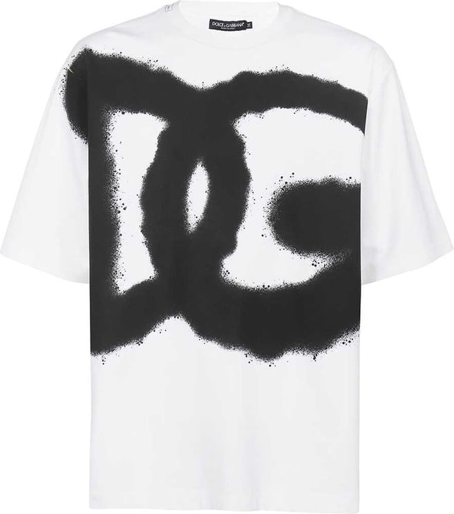 Dolce & Gabbana Dolce & Gabbana Cotton Logo T-Shirt Wit