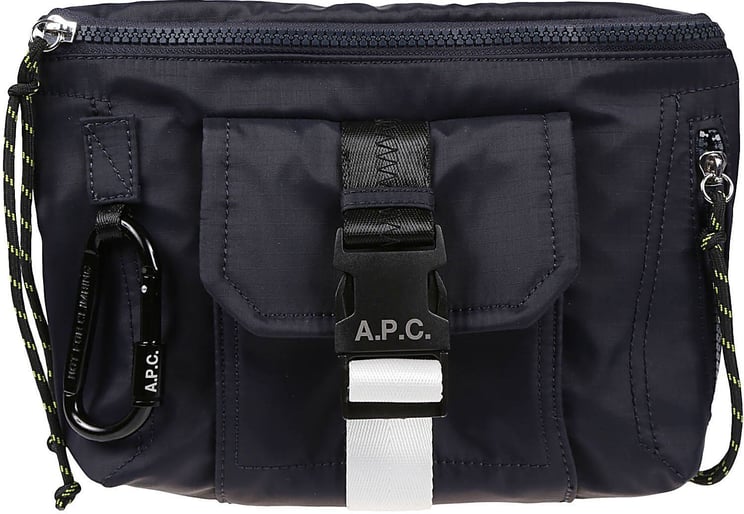 A.P.C. Treck Belt Bag Blue Blauw