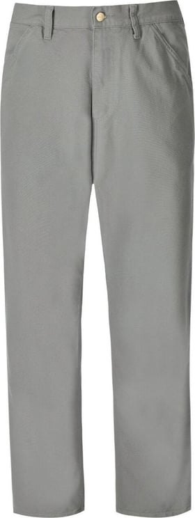 Carhartt Wip Single Knee Grey Trousers Gray Grijs