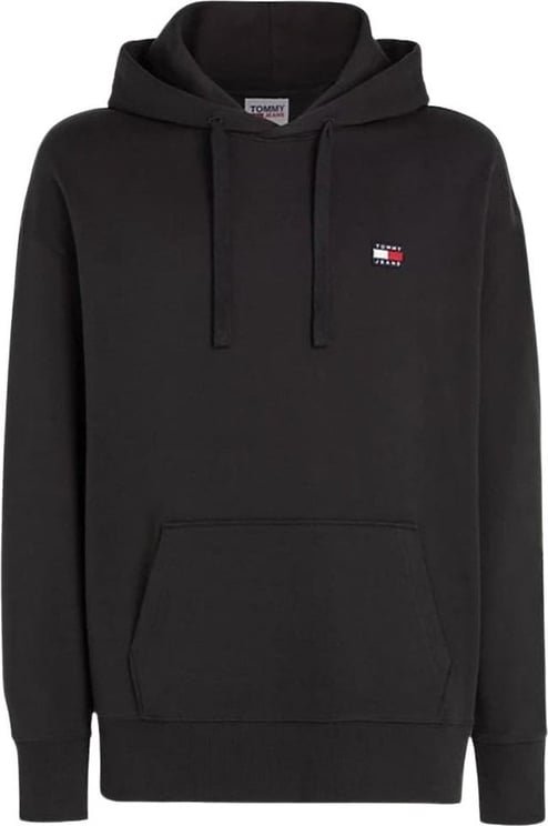 Tommy Hilfiger Relaxed Badge Hoodie Zwart