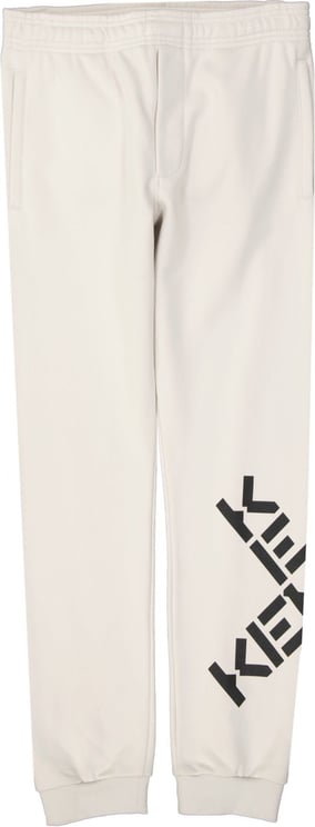 Kenzo Kenzo Cotton Logo Sweatpants Wit