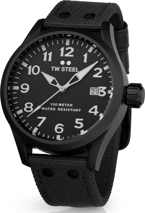 TW Steel VS103 Volante horloge 45 mm Zwart