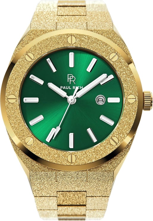 Paul Rich Frosted Signature FSIG04 King's Jade horloge Groen