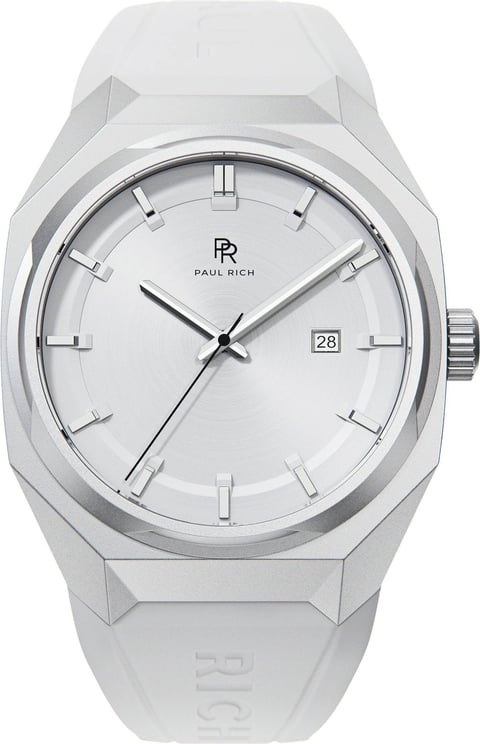 Paul Rich Elements Moonlight Crystal Rubber ELE02R horloge Wit