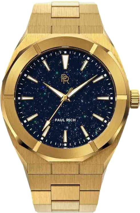 Paul Rich Star Dust Gold SD02-42 horloge 42 mm Blauw