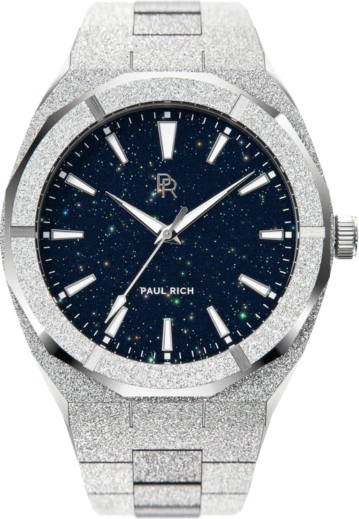 Paul Rich Frosted Star Dust Silver FSD05-42 horloge 42 mm Blauw