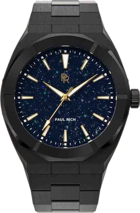 Paul Rich Star Dust Black SD01-42 horloge 42 mm Blauw