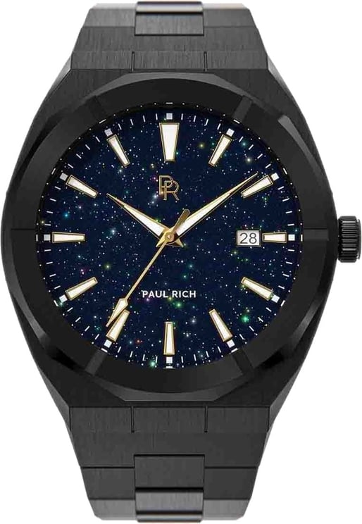 Paul Rich Star Dust Black SD01-A Automatic horloge 45 mm Blauw