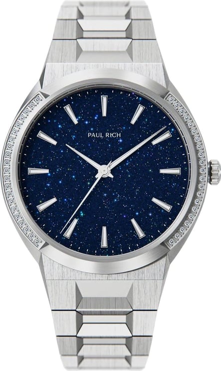 Paul Rich Cosmic Dust Silver CDUS03 dames horloge 36 mm Blauw