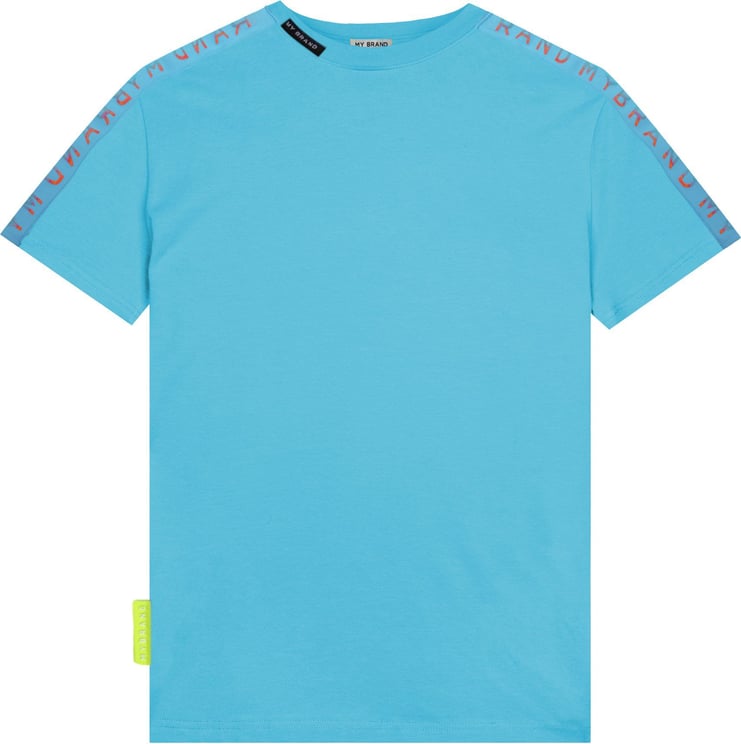 My Brand Mb taping gradient t shirt Blauw