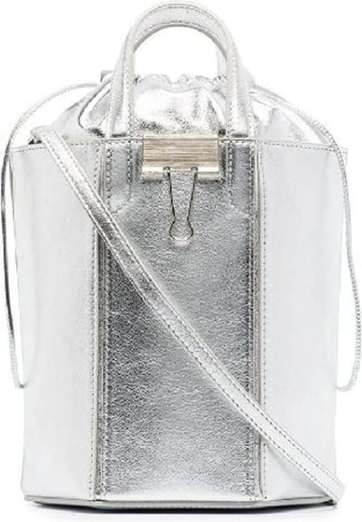 OFF-WHITE Off-White Leather Handbag Zilver