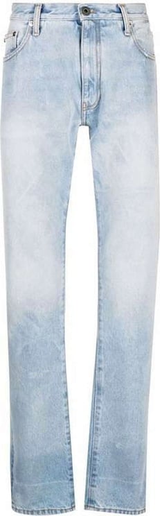 OFF-WHITE Off-White Logo Denim Jeans Blauw