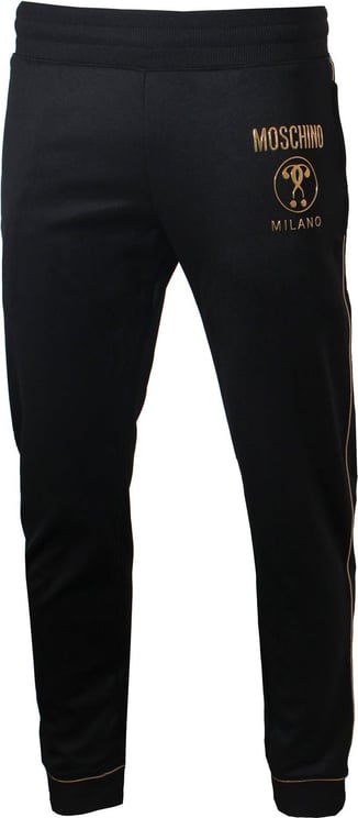 Moschino Moschino Couture Cotton Logo Pants Zwart