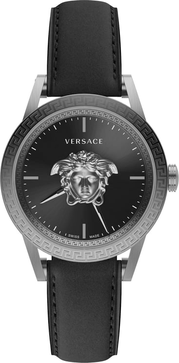 Versace VERD01220 Palazzo heren horloge 43 mm Zwart