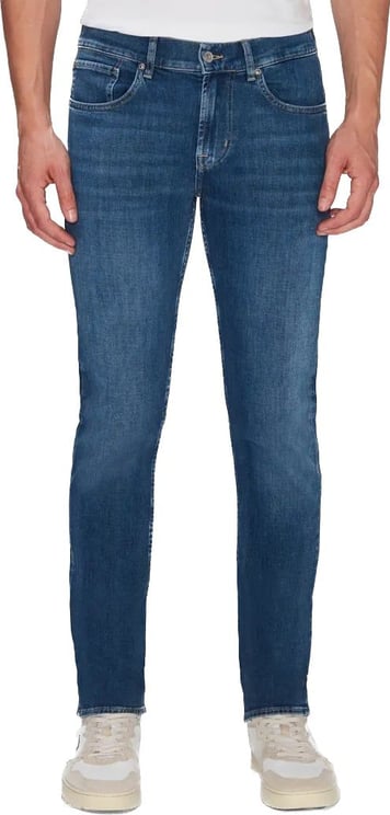 7 For All Mankind Slimmy Tapered Left Hand Boracay Mi Blauw