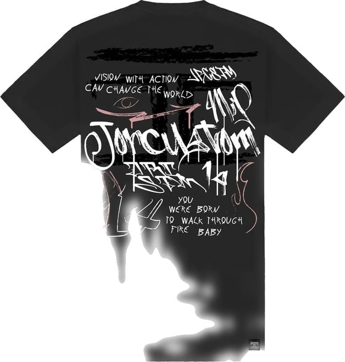JORCUSTOM Vision Slim Fit T-Shirt DarkGrey Grijs